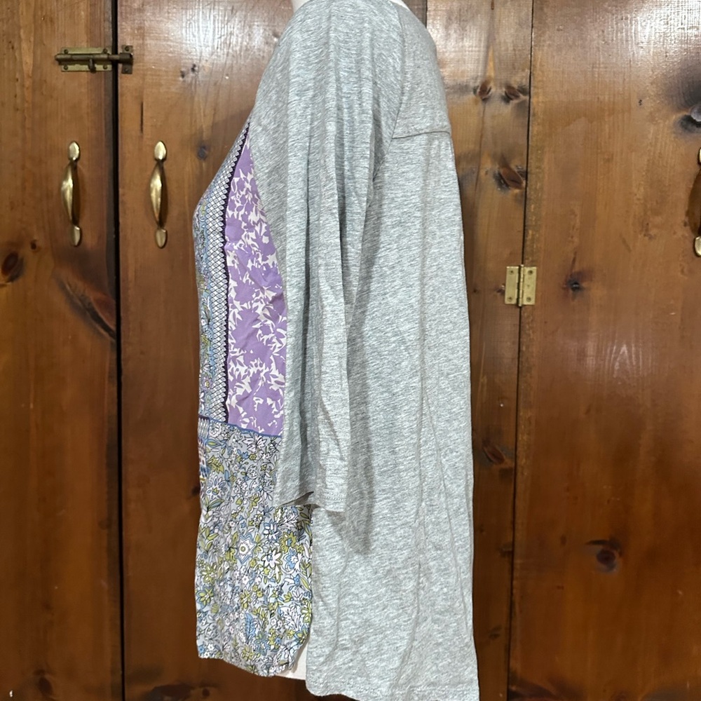 Floral Patchwork Top - Multicolor - Picture 4 of 8
